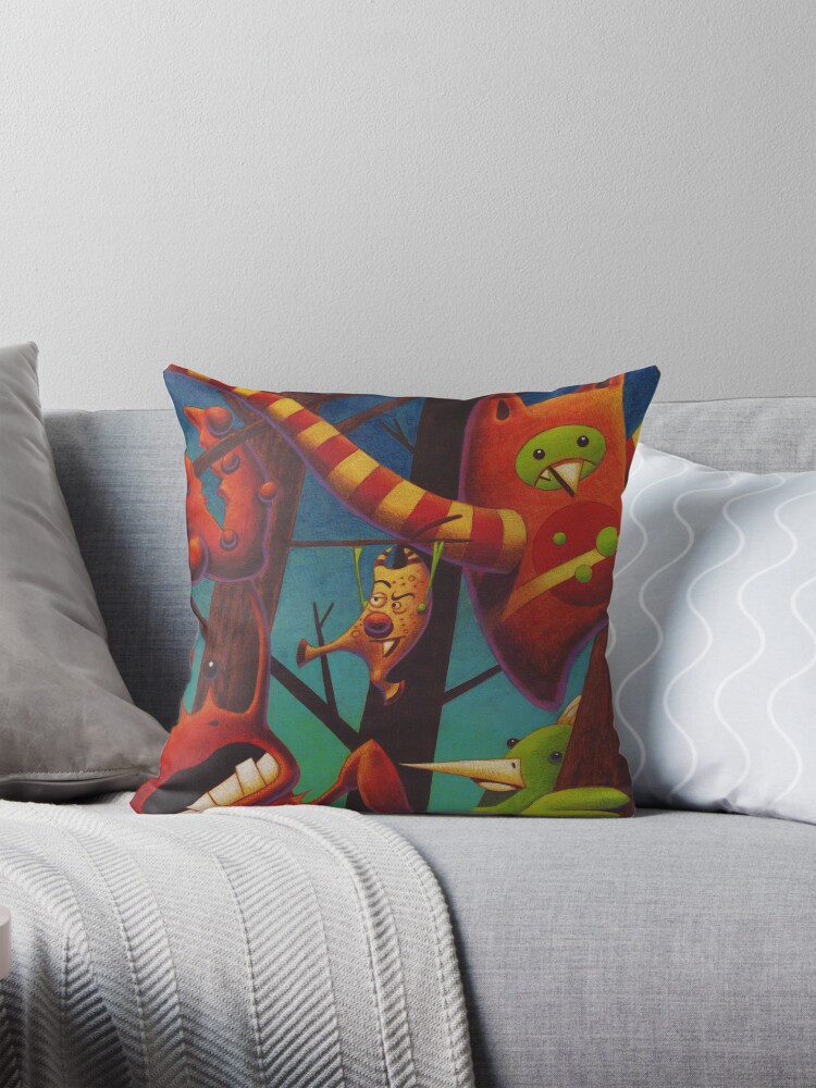 Thumbnail 1 of 4, Pillow, Rumple Fest designed and sold by mikecressy.