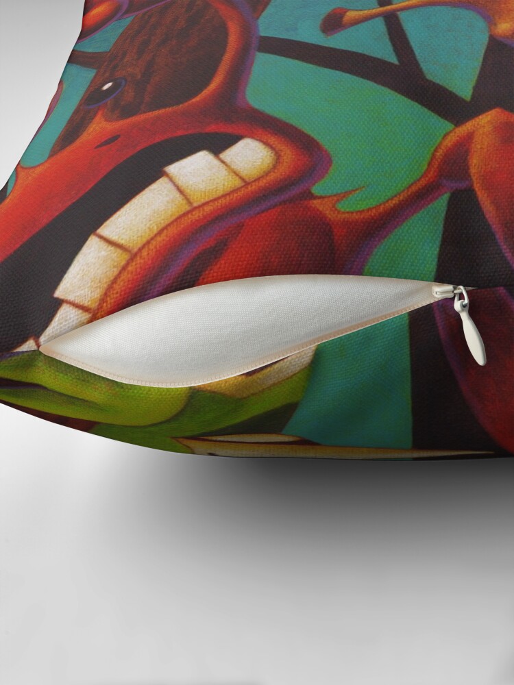 Thumbnail 2 of 4, Pillow, Rumple Fest designed and sold by mikecressy.
