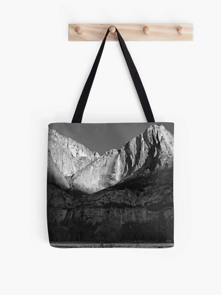Thumbnail 1 of 2, Tote Bag, Yosemite Valley Winter Panorama designed and sold by ZanePaxton.