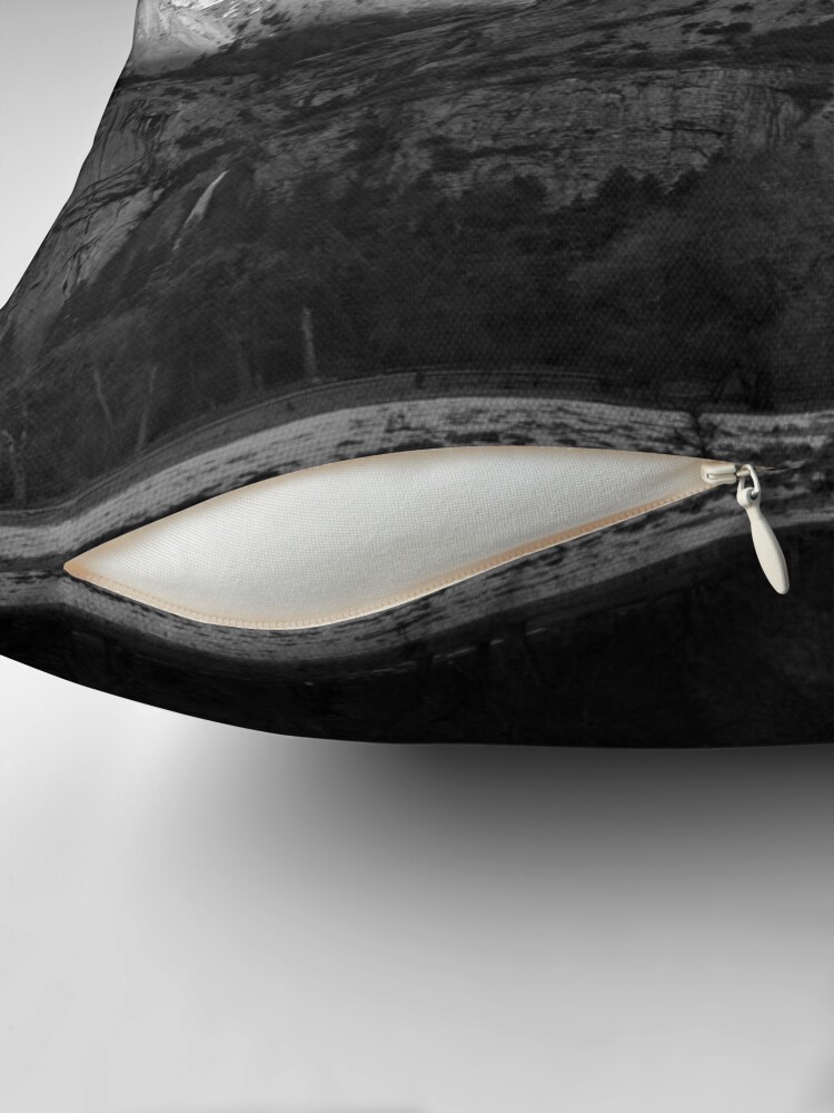 Thumbnail 2 of 4, Pillow, Yosemite Valley Winter Panorama designed and sold by ZanePaxton.