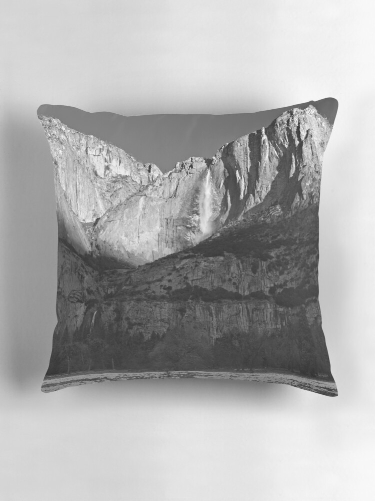 Thumbnail 3 of 4, Pillow, Yosemite Valley Winter Panorama designed and sold by ZanePaxton.