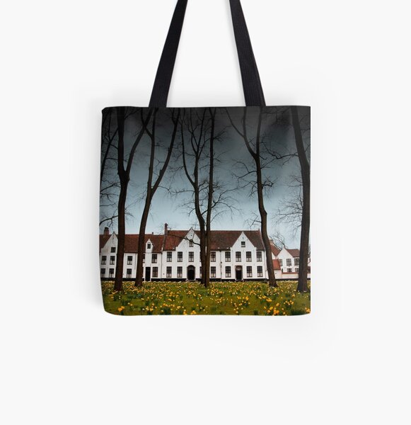 Beguinage Bruges All Over Print Tote Bag