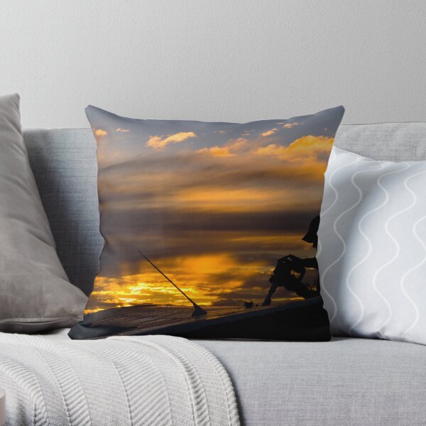 IEF Gets a drink Throw Pillow