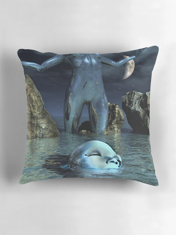 Thumbnail 3 of 4, Pillow, MOON ROCKS designed and sold by RamsayGee.