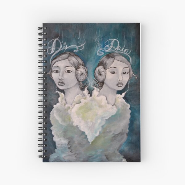 Lady Disdain Spiral Notebook