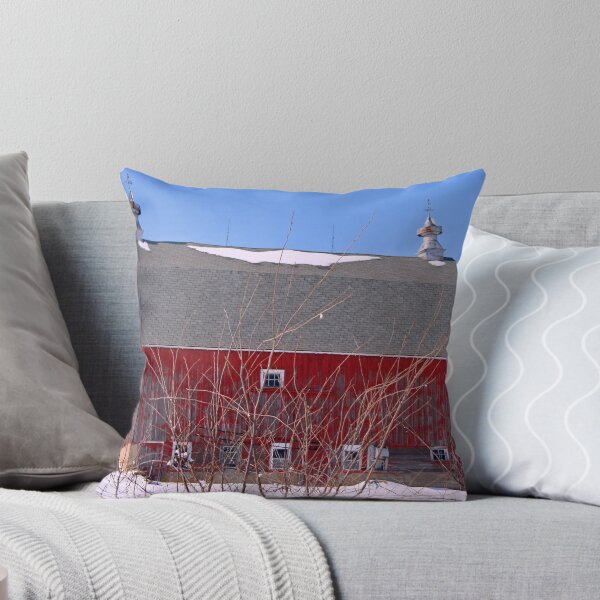 Item preview, red barn in snow designed and sold by Lynne Prestebak.