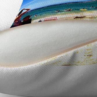 Alternate view of Long Hot Summer Days Throw Pillow