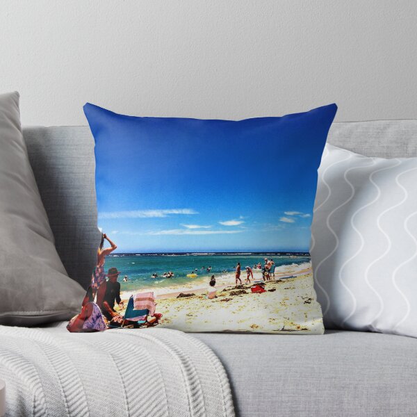 Long Hot Summer Days Throw Pillow