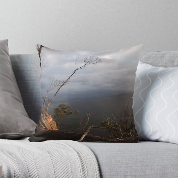 First light on the Cathedrals Throw Pillow