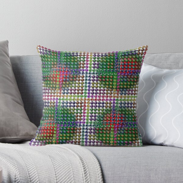 FuzzyOlive Throw Pillow