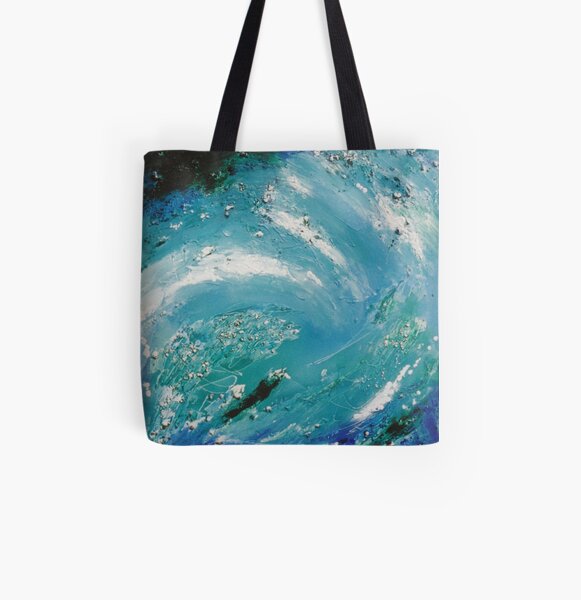 Sea Abstract All Over Print Tote Bag