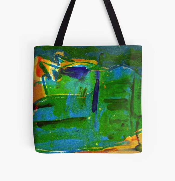 Sleeping Cat All Over Print Tote Bag