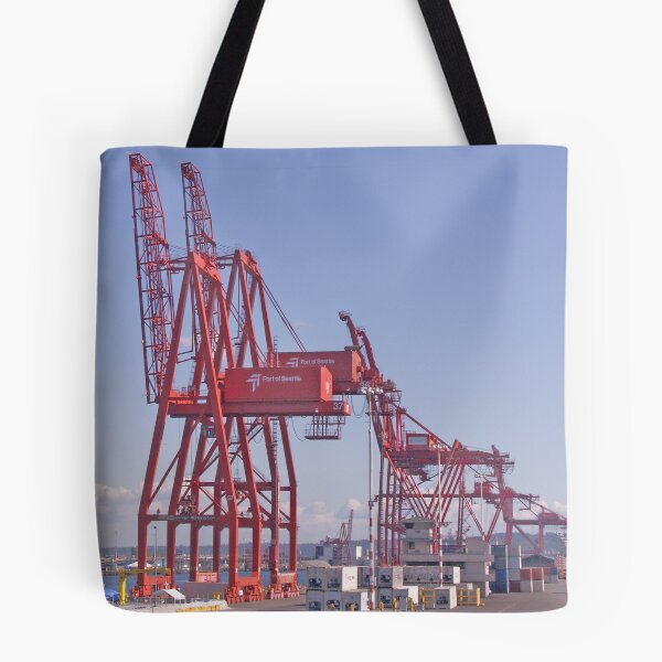 Artikelvorschau, Seattle Harbor container cranes entworfen und verkauft von Carlanne.
