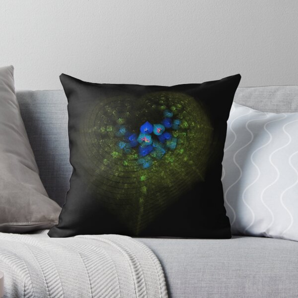 Garden at Night Throw Pillow