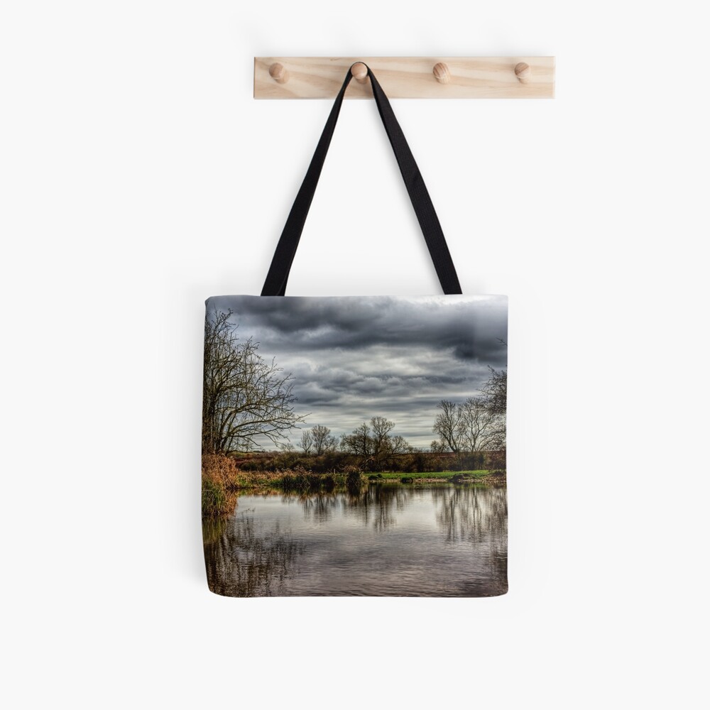 Pond on the Water Meadows - Winchester Tote Bag