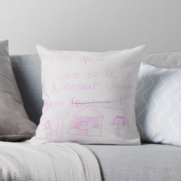 When I grow up . . . I want to be (Emily) Throw Pillow