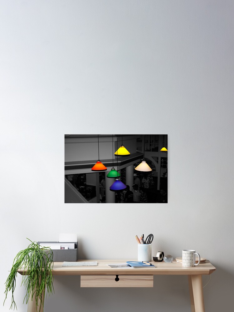 Thumbnail 2 of 3, Poster, Colorful Lights designed and sold by BigD.