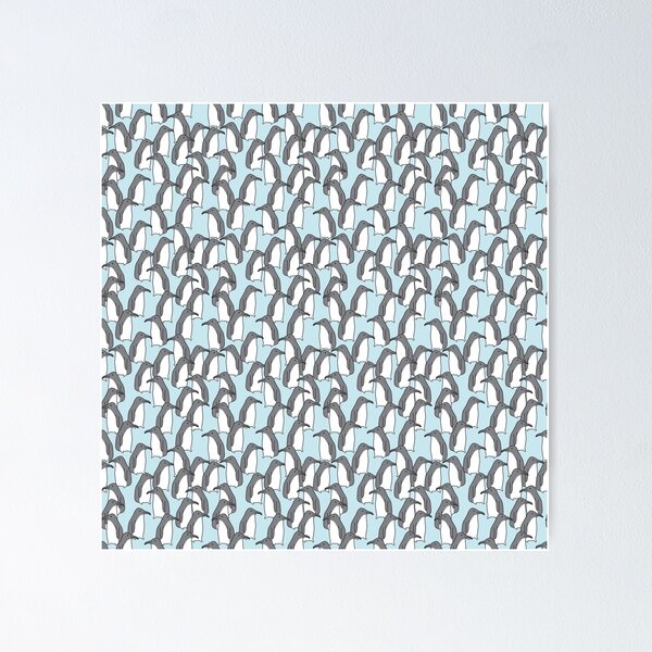 Item preview, Penguin crowds designed and sold by merionmerion.