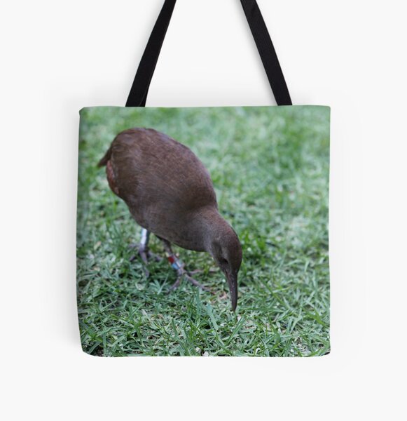 Lord Howe Island Woodhen All Over Print Tote Bag