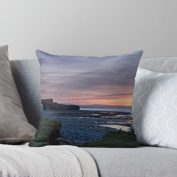 Post Sunset at Kilve Throw Pillow