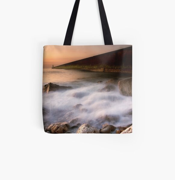 Tynemouth Pier All Over Print Tote Bag