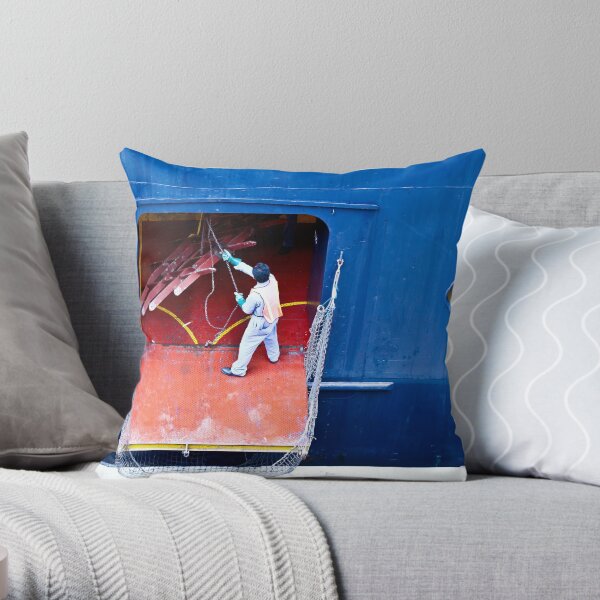 Working Colour Throw Pillow