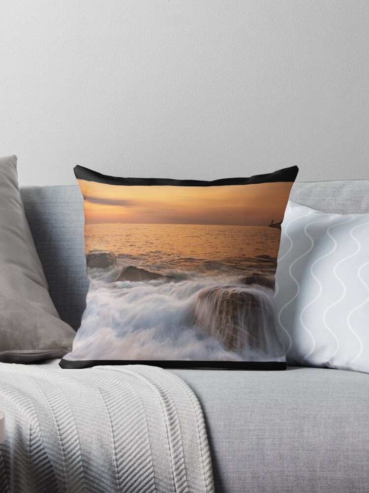 Thumbnail 1 of 3, Throw Pillow, Sunrise designed and sold by james thow.