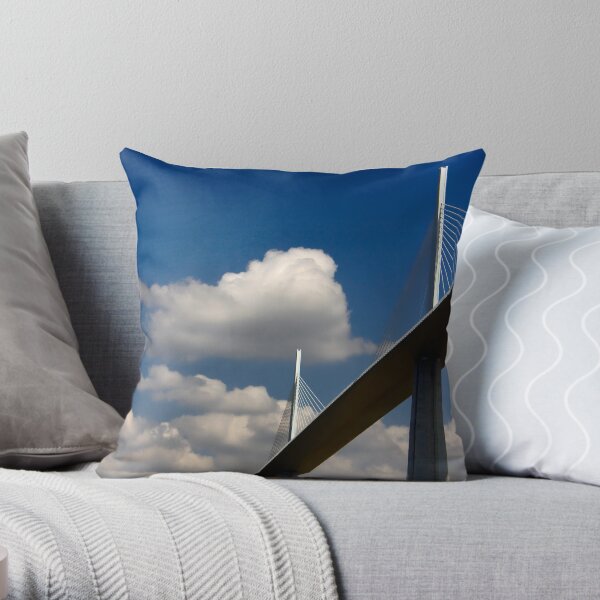 The Millau Viaduct Throw Pillow