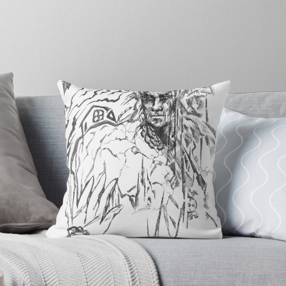 Item preview, Throw Pillow designed and sold by Anthropolog.