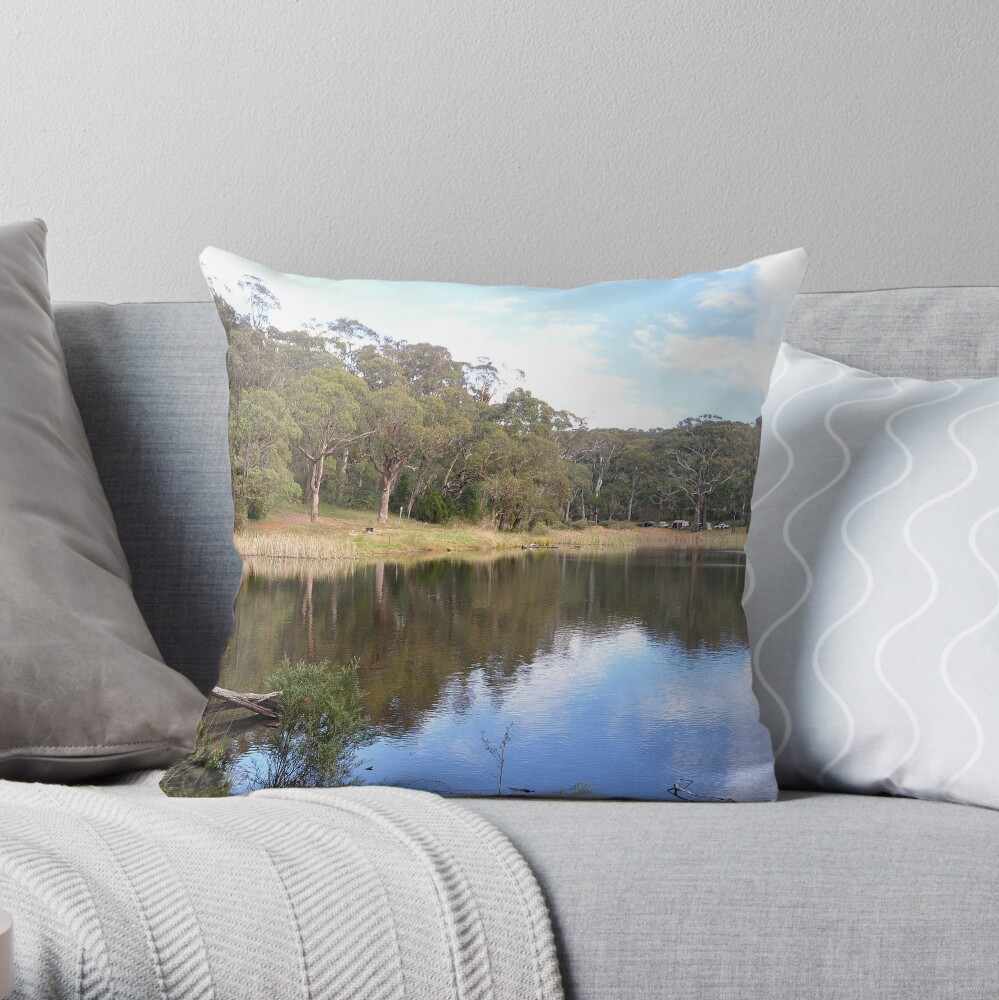 Sheba Dam Hanging Rock Nsw Australia Throw Pillow By Bevw Redbubble