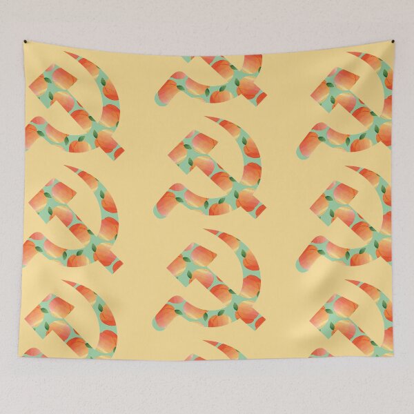 Item preview, peachy hammer and sickle designed and sold by CleverJane.