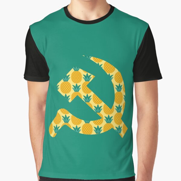 Vista previa del artículo con la obra «martillo de piña y hoz», diseñado y vendido por CleverJane.