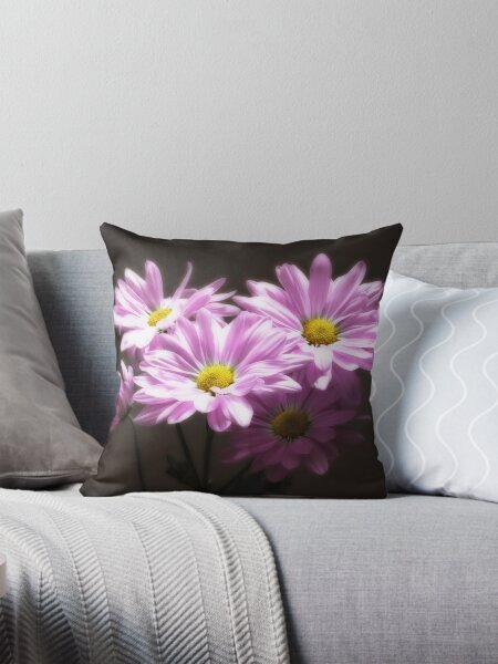 Flowers Throw Pillow