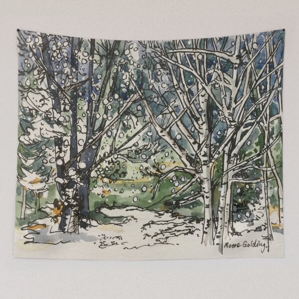 Item preview, Forest snow, Sweden designed and sold by Elizabeth Moore Golding.