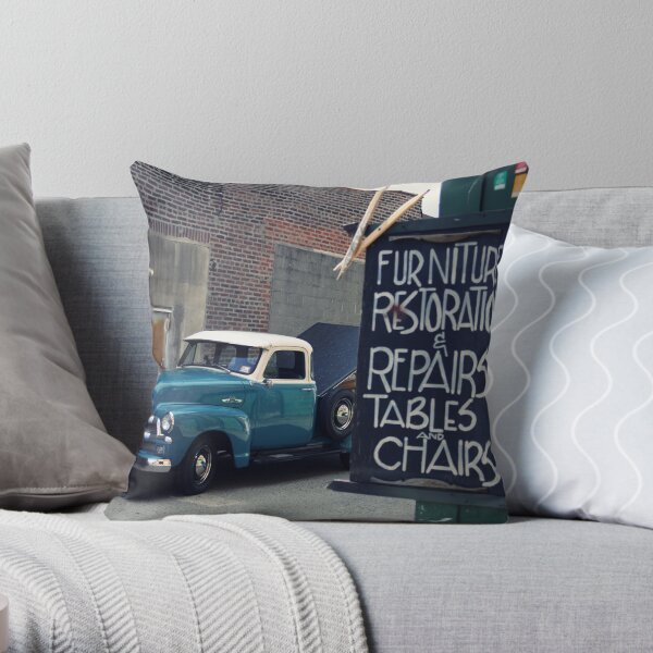 furniture restoration Throw Pillow