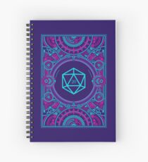 Cuaderno de espiral Mesa RPG D20 dados Cyberpunk