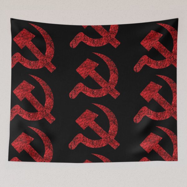 Item preview, roses hammer and sickle designed and sold by CleverJane.