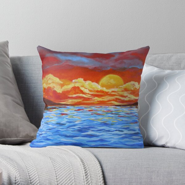 Sunset Siesta Throw Pillow