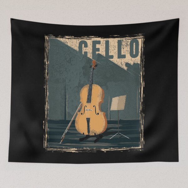 Item preview, Cello instrument musician designed and sold by mtsdesign.