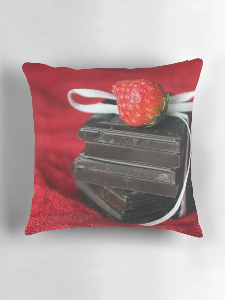 Thumbnail 3 of 4, Pillow, Dark Chocolate Love designed and sold by SpicieFoodie.