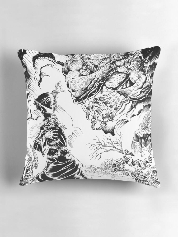 Thumbnail 3 of 4, Pillow, Sorcerer designed and sold by TimVigil.