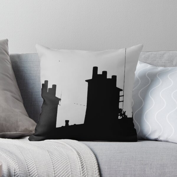 Rough Roof 9 Throw Pillow