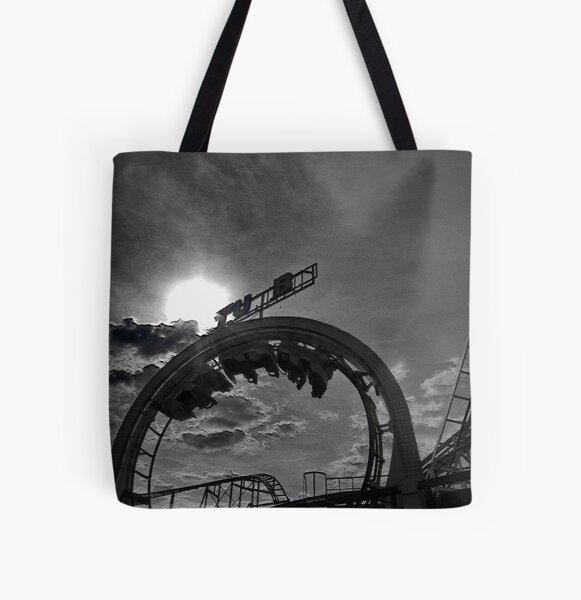 Rollercoaster love.... All Over Print Tote Bag