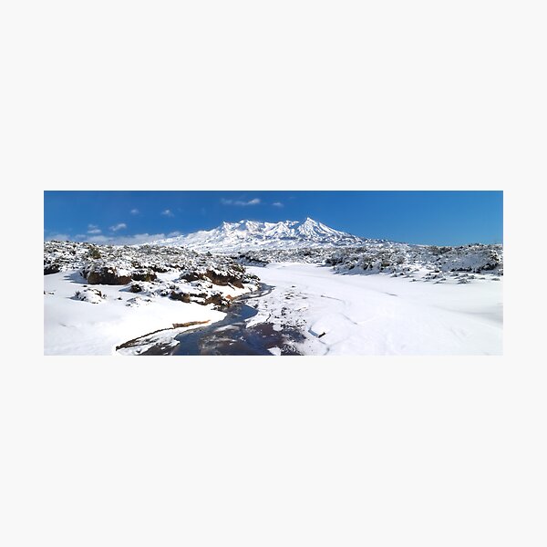 Item preview, Mount Ruapehu, Tongariro national park designed and sold by Paul Mercer.