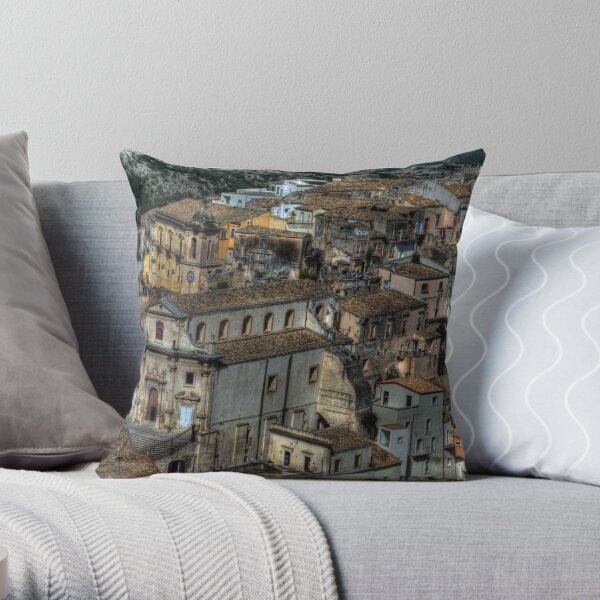 Old Sicily Throw Pillow