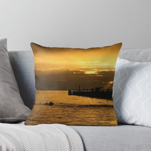 Item preview, yellow dusk — moonta bay jetty. designed and sold by chaos josh..