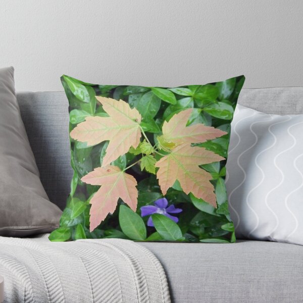 Uninvited Garden Guest Throw Pillow