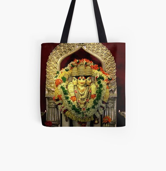 The Deities of India - Lord Dattatreya All Over Print Tote Bag