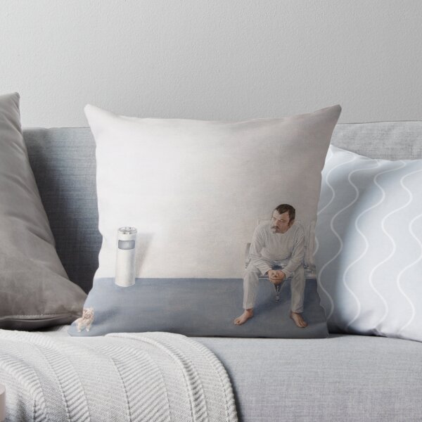 The Waiting-Room Throw Pillow