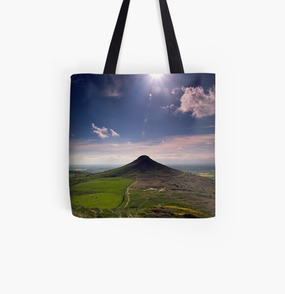 Roseberry Topping All Over Print Tote Bag